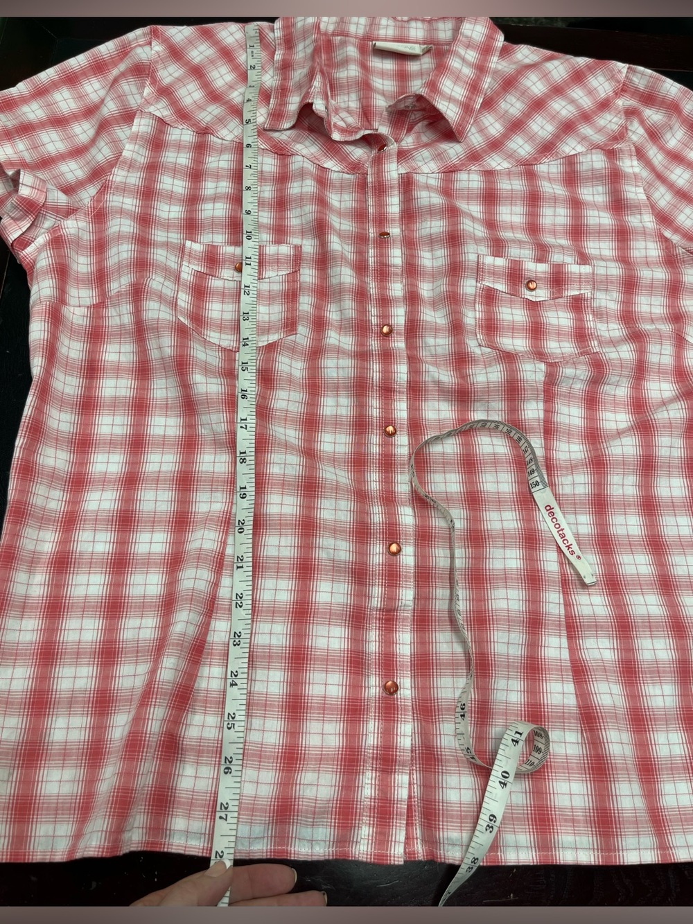 Shyanne plaid top - runs small! - Picture 8 of 8